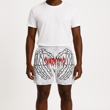 Skeleton Hands Shorts